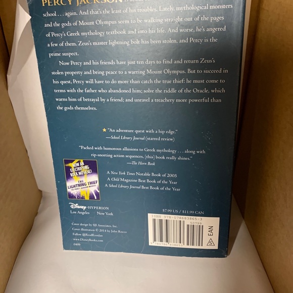 Percy Jackson Rick Riordan Books1-4 New set - Picture 9 of 9